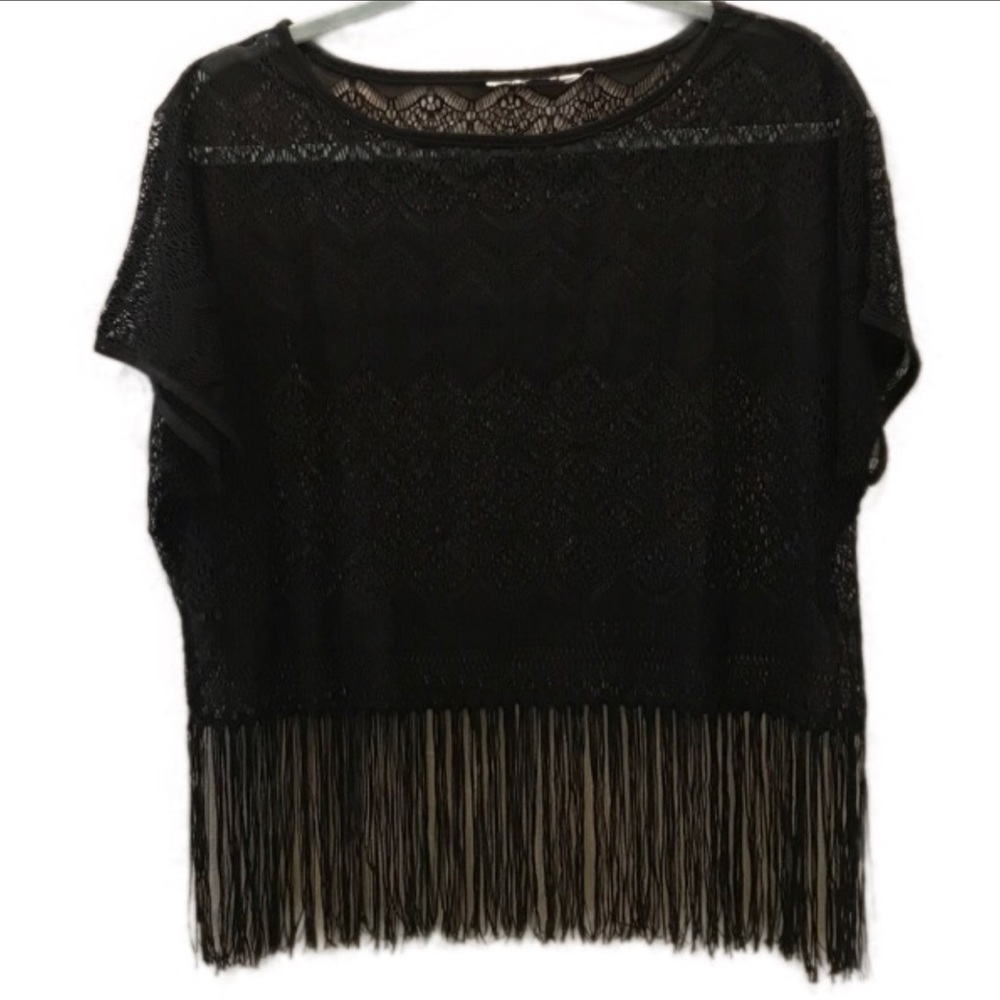 Black Lace Shirt